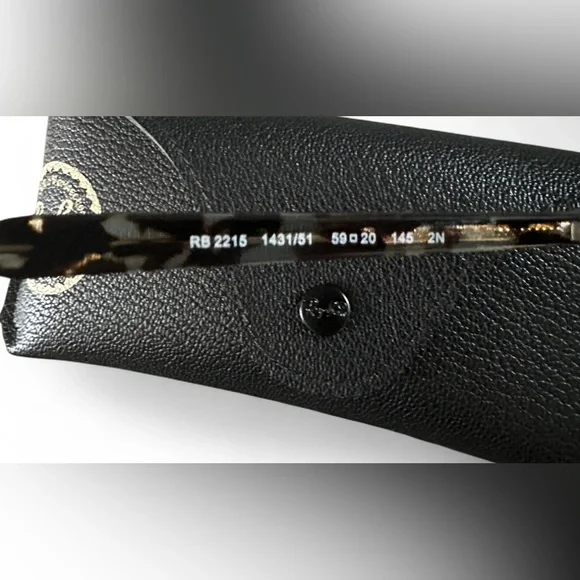 New Ray-Ban Sunglasses Aviator Havana RB2215 with Case - Picture 8 of 9